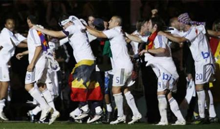 real madril ici ils font le danse